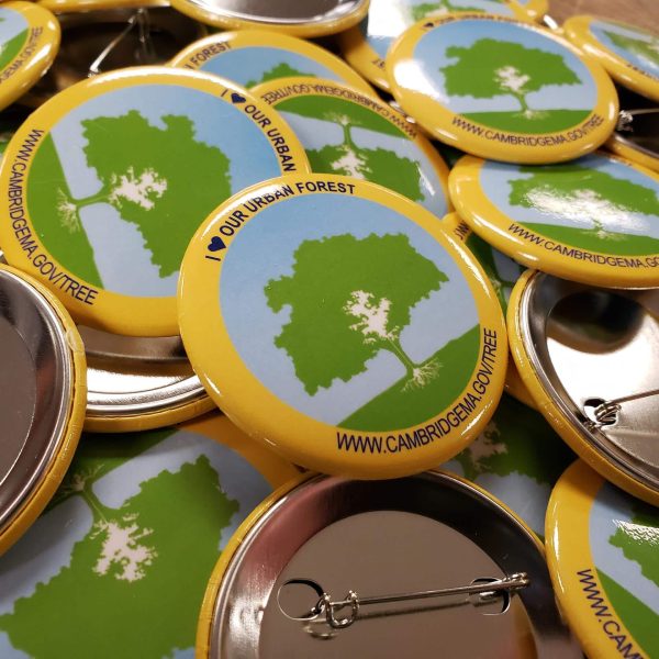 Branded Button Pins
