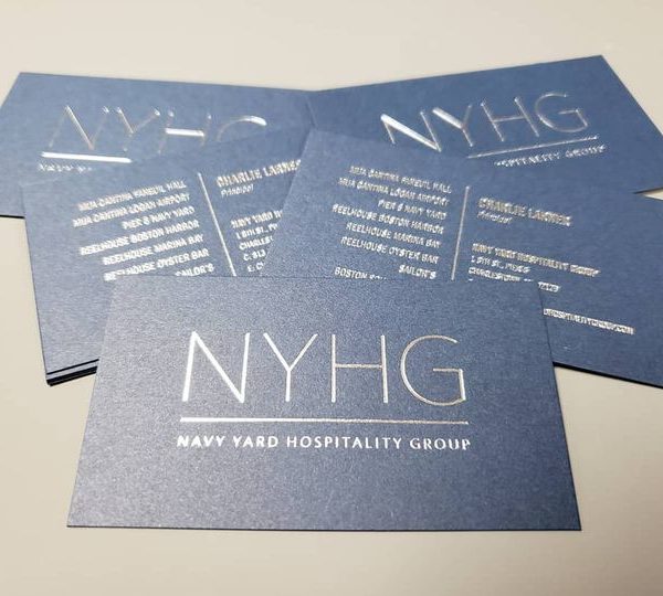 Image of Foil Stamped Cards