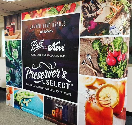 Image of a Hop Up Backdrop Banner